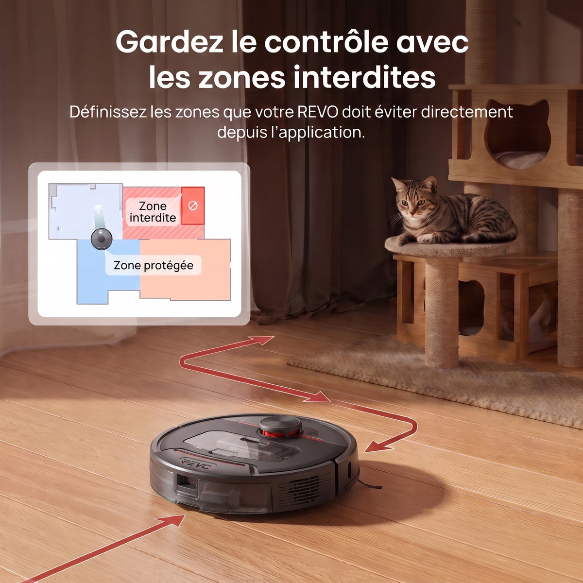 Robot Aspirateur REVO Vector 5 – Laveur 3-en-1 5 000 Pa avec Navigation Intelligente & Contrôle Connecté