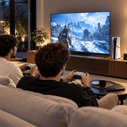 Console de Jeu Édition Numérique – Manette Sans Fil DualSense – Retour Haptique, Gâchettes Adaptatives et SSD Ultra-Rapide – Blanc