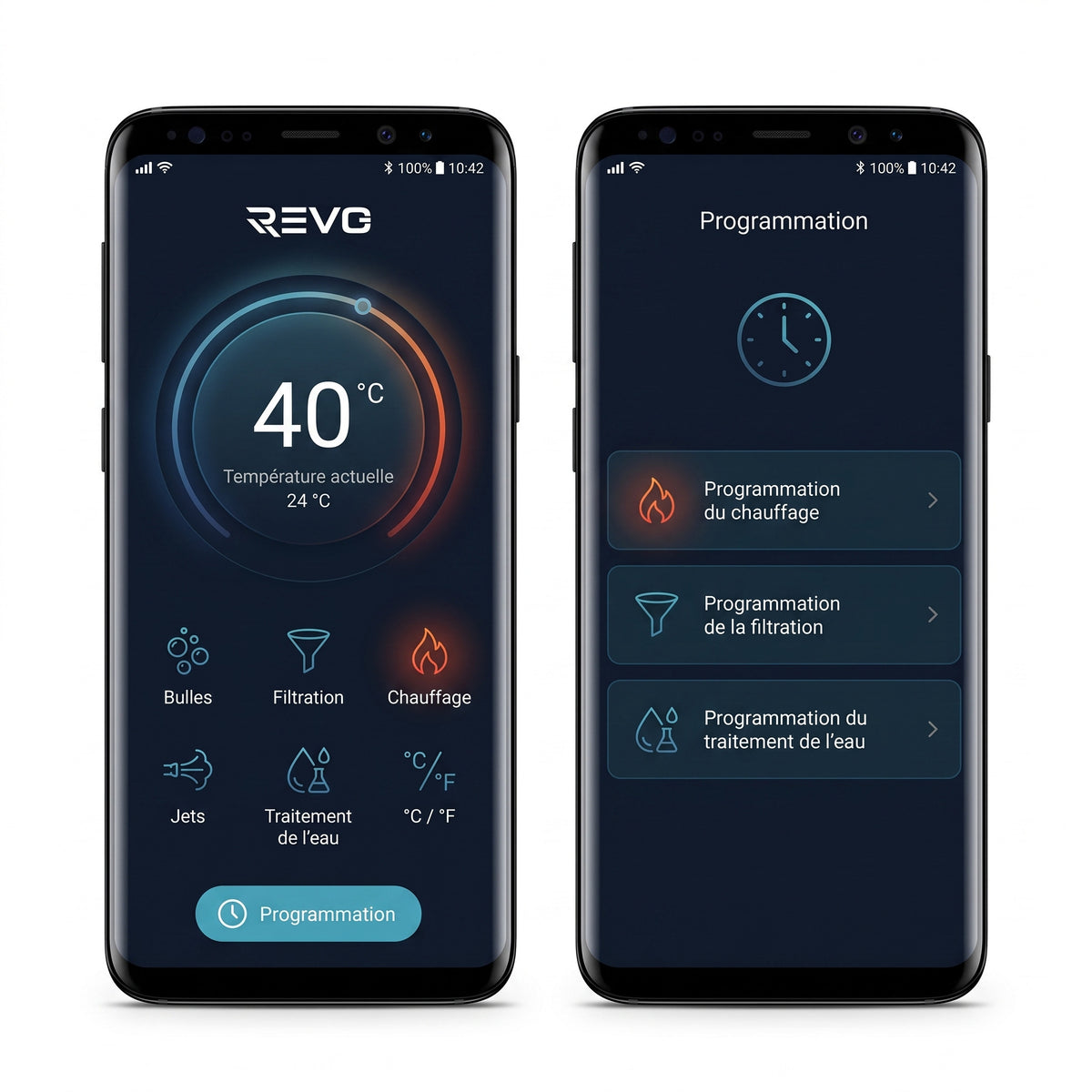 Spa Gonflable REVO Aqua Elite – 4 Places – 120 Jets – Chauffage 40°C – Wi-Fi