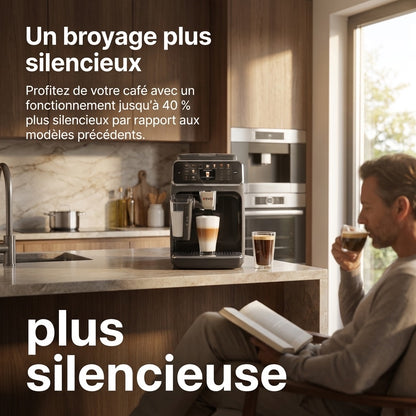 Machine à Café à Grains REVO Prestigio – Expresso Broyeur Automatique 1 500 W – 20 Boissons Chaudes & Glacées – Carafe à Lait – 4 Profils – 1,8 L