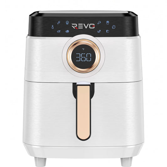 Airfryer REVO Savoris 1700 – Friteuse à Air 1700 W – 8 Préréglages – Écran Tactile – Blanc