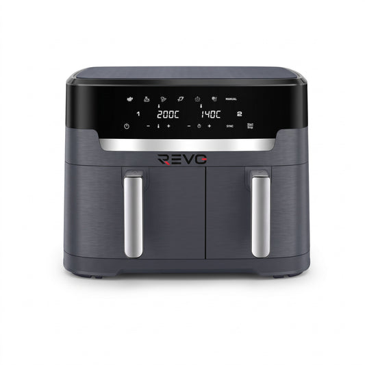 Air Fryer REVO Twinora 11 – 11 L – Double Zone 6,5 L + 4,5 L – 2 700 W – 7 Programmes