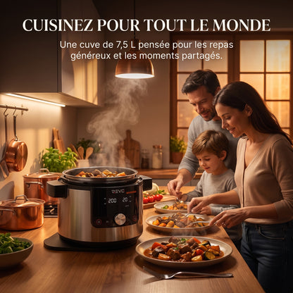 Air Fryer REVO Culina 14 – 14 Fonctions – 7,5 L – 1 500 W – Cuisson sous Pression, Vapeur & Multicuiseur