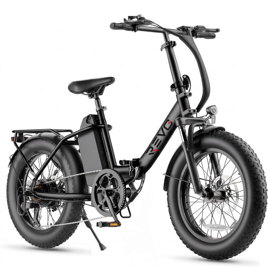 Vélo Électrique Pliable REVO Urbanix 65 – Fat Bike 20" × 3.0", 250 W, 65 km d’Autonomie & 7 Vitesses