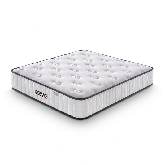 Matelas REVO Nuvéa 22 – 90 × 190 cm – Mousse à Mémoire de Forme – 22 cm – Réversible & Respirant