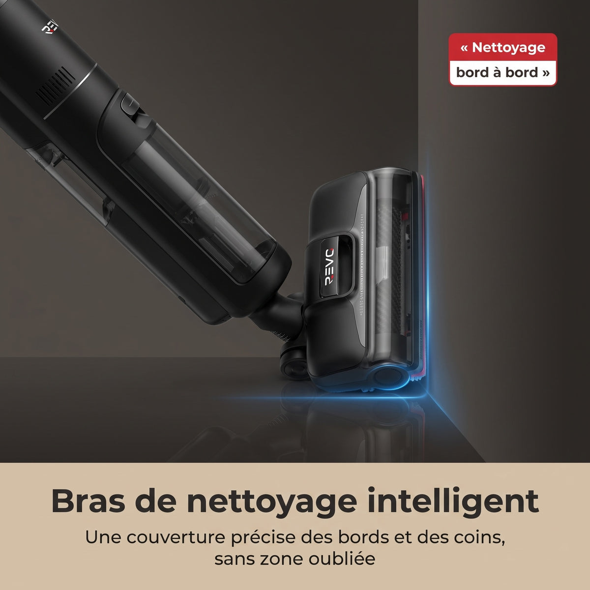 Aspirateur Laveur REVO Aquaris 21 – 21 000 Pa, Autonettoyage 100 °C & Séchage Rapide 90 °C