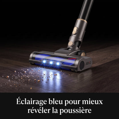 Aspirateur Balai Sans Fil REVO Axion 190 – 190 AW, Autonomie jusqu’à 90 min & Détection Intelligente de la Saleté