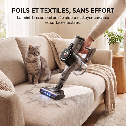 Aspirateur Balai Sans Fil REVO Axion 190 – 190 AW, Autonomie jusqu’à 90 min & Détection Intelligente de la Saleté