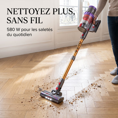 Aspirateur Balai Sans Fil REVO Flux 58 – 580 W, Jusqu’à 75 min d’Autonomie, Détection Automatique & Écran Tactile LED