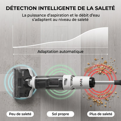Aspirateur Laveur REVO Solvia 20 – 20 kPa, Inclinaison 180°, Auto-Nettoyage 70 °C & Autonomie 40 min