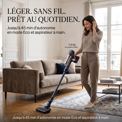 Aspirateur Balai Sans Fil REVO Swift 45 – 100 W, Autonomie jusqu’à 45 min, Batterie Amovible & Éclairage LED