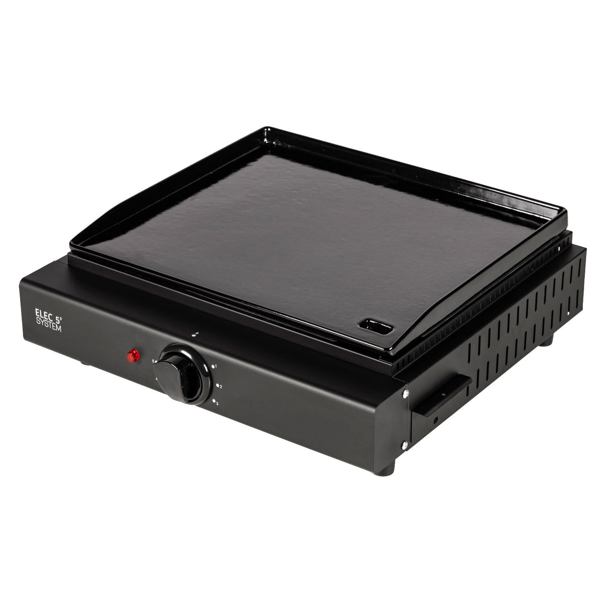 Plancha électrique REVO Cadix – 2 kW – Plaque en fonte émaillée 43 × 37 cm